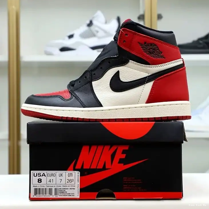 Kimikick 'BRED OG JORDAN 1 RETRO AIR HIGH TOE' 0625